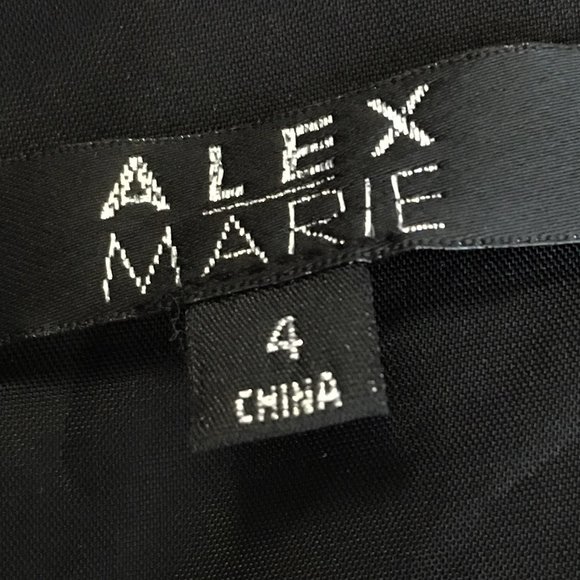 ALEX MARIE Pink & Black Floral Belted Dress | 4 - Picture 12 of 14